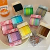 Dopamine candy-colored high-elasticity rubber band for girls, summer hair tie, bun hair ring, headwear, durable hair tie details Picture